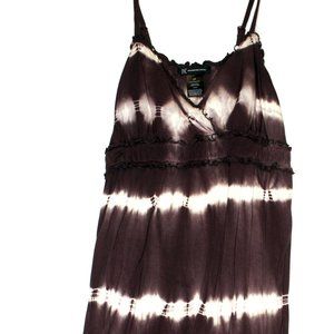 Tie Dye Long Slip Dress Large womens by INC